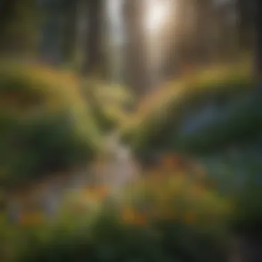 Vibrant wildflowers blooming in the meadows of Iron Springs