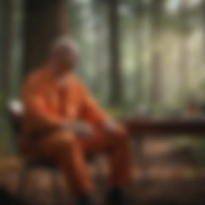 Former inmate attending job interview