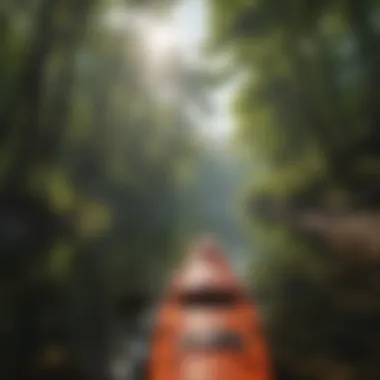 Kayaking adventure on tranquil waters around Grand Island