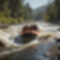 Scenic view of the Kern River with rapids