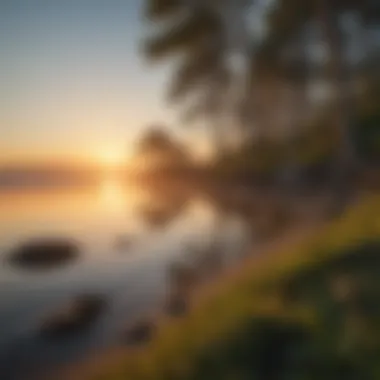 Serene Landscape Sunrise Serene Landscape Sunrise