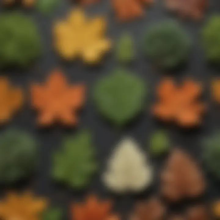 Leaf shapes and their role in tree identification