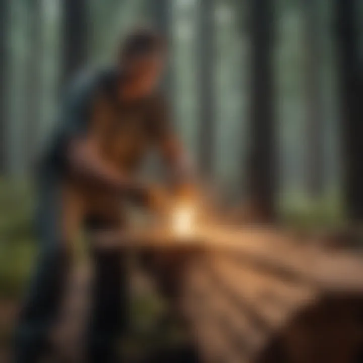 Innovative Timber Cutting Technique