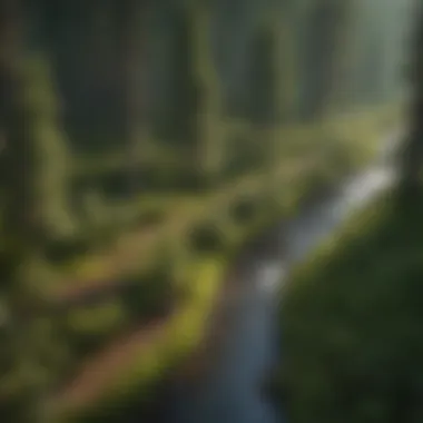 Analysis of forest data collected through Lidar