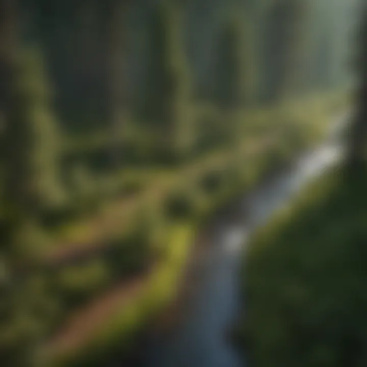 Analysis of forest data collected through Lidar