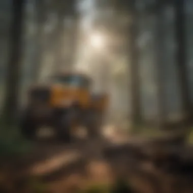 Conservation Impact Logging contractor contributing to forest conservation