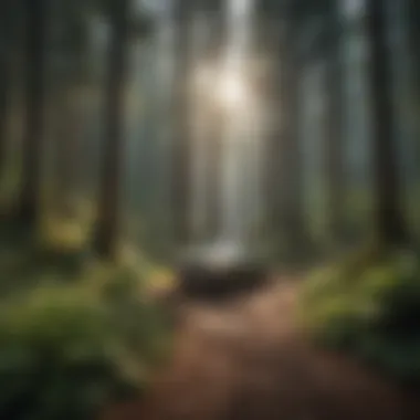 Warm Greetings in Oregon's Enchanting Forest Camp Hosts Welcoming Visitors in Lush Forest Setting