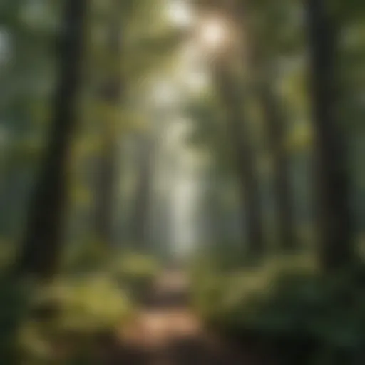 Lush Forest Canopy in American Wilderness