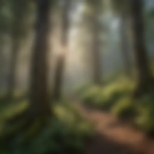 Lush Forest Canopy on Baldy Mountain Trail