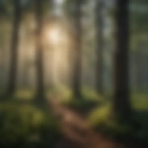 Lush Forest Ecosystem without Herbicidal Treatment