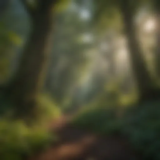 Lush Forest Landscape in Roseburg, Oregon