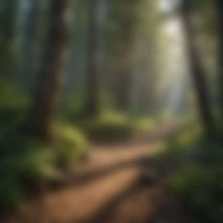 Lush Forest Trail in Silverton CO RV Park