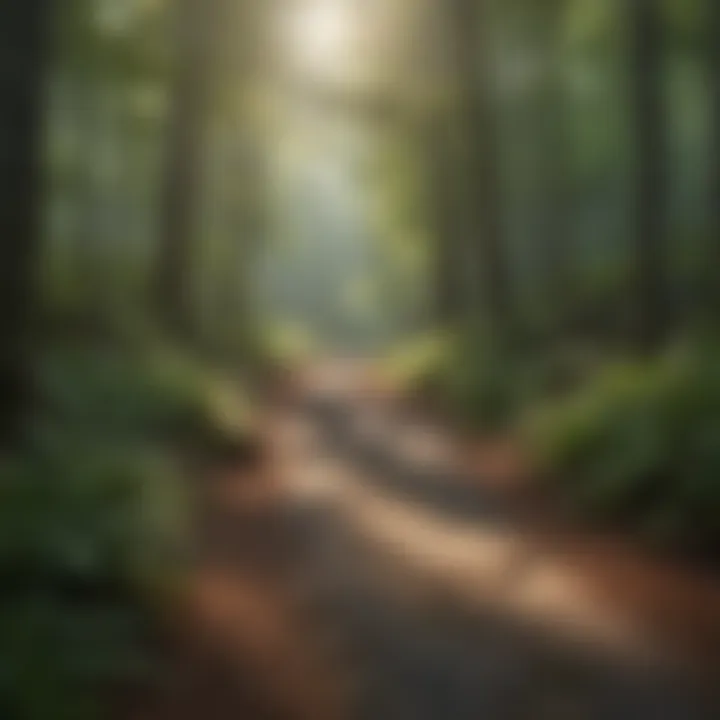 Lush Forest Trails of Loon Mountain