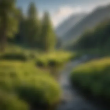 Lush Greenery on the Banks of the Snake River Lush greenery on the banks of the Snake River