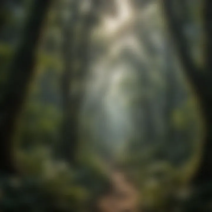 Verdant Canopy of the Amazon Rainforest Lush Rainforest Canopy in Amazonia