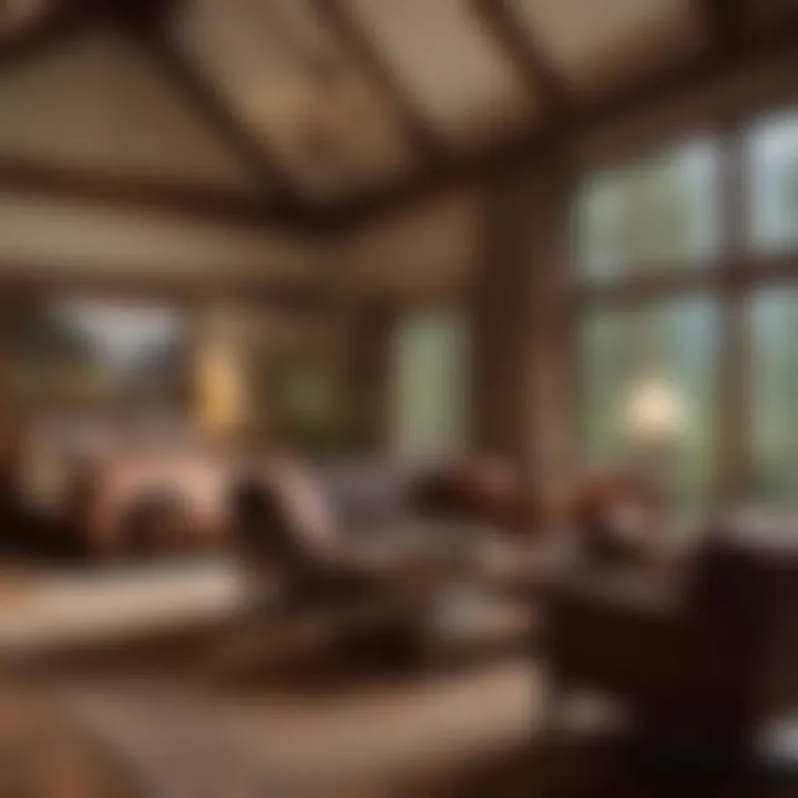 Luxurious room interior at Mt Hood Lodge