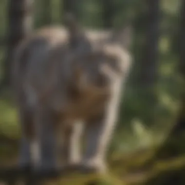 Prowess in Action: Canada Lynx Hunting for Survival Lynx Hunting