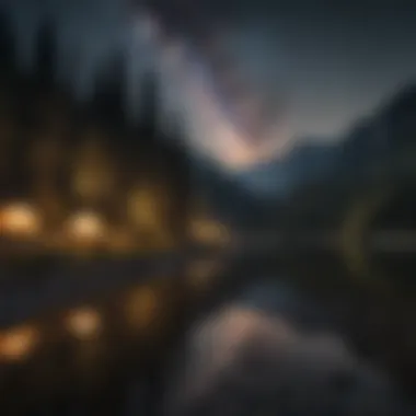 Riverside Retreat: Camping Under the Starlit Sky Campsite along the Main Salmon River with tents under a starry night sky