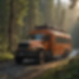 Main Salmon River shuttle service vehicle in the wilderness