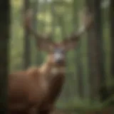 Majestic Buck in Tennessee Forest