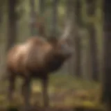 Majestic bull elk bugling in Oregon's wilderness
