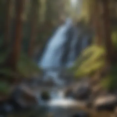 Graceful Waterfalls of Mt. Shasta Majestic Cascade at Mt. Shasta