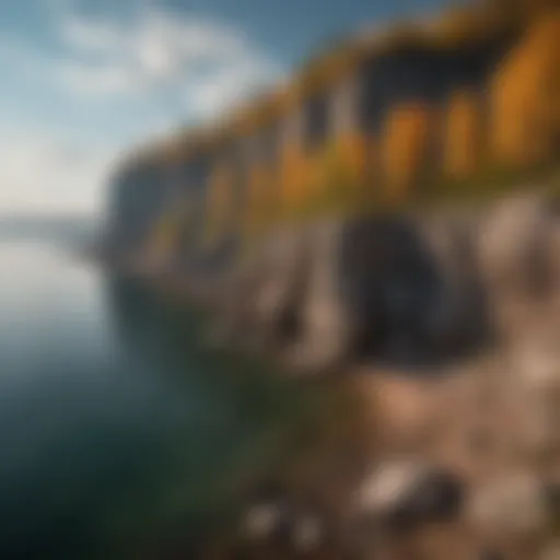 Majestic cliffs overlooking Lake Superior