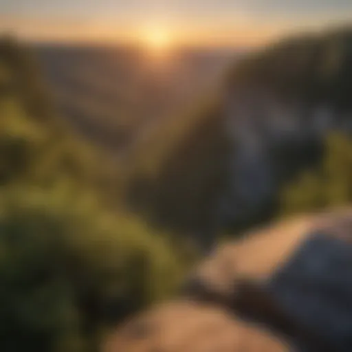 Majestic Cliffside Sunset at Red River Gorge