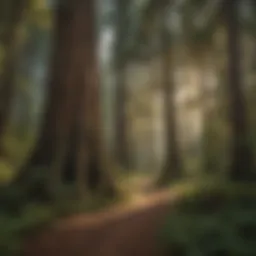Majestic Coastal Redwood Forest