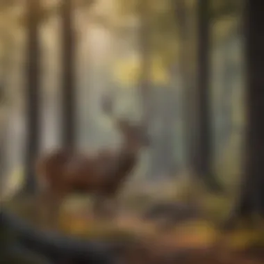 Majestic Deer Encounter Wildlife sighting at Lake Ozark State Park Campground