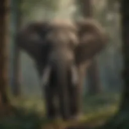 Majestic Elephant in its Natural Habitat