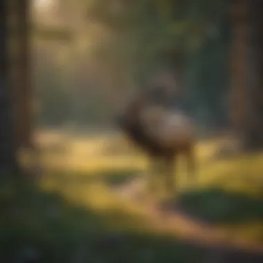 Majestic Elk Roaming Through Custer Park Majestic Elk Roaming Through Custer Park