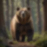 Majestic Grizzly Bear in Sequoia National Park