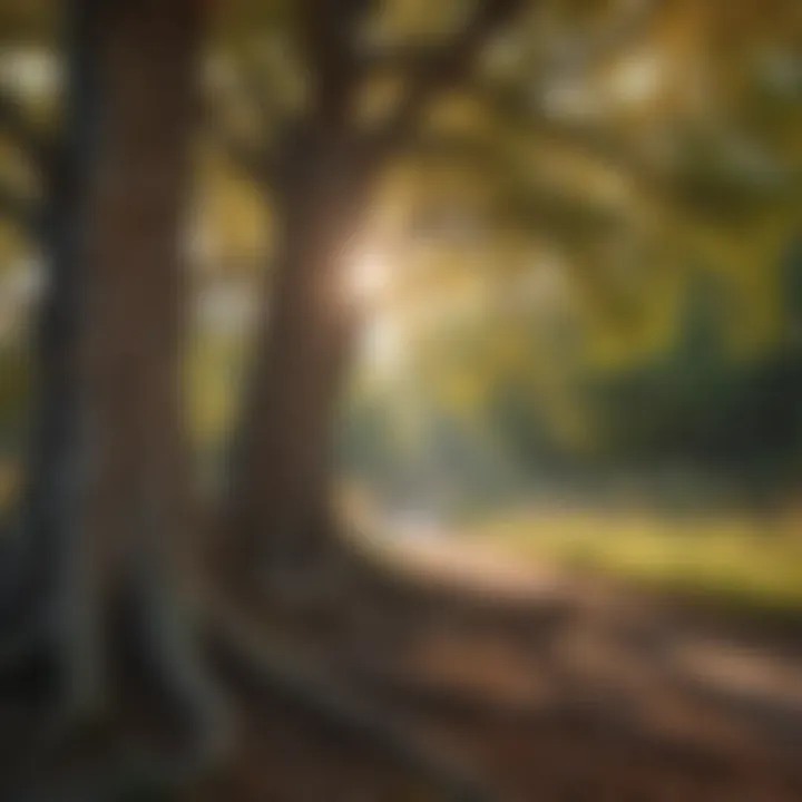 Majestic Hackberry tree in the heart of Kansas wilderness