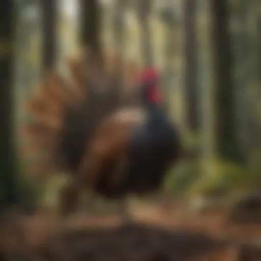 Majestic Louisiana Turkey in Forest