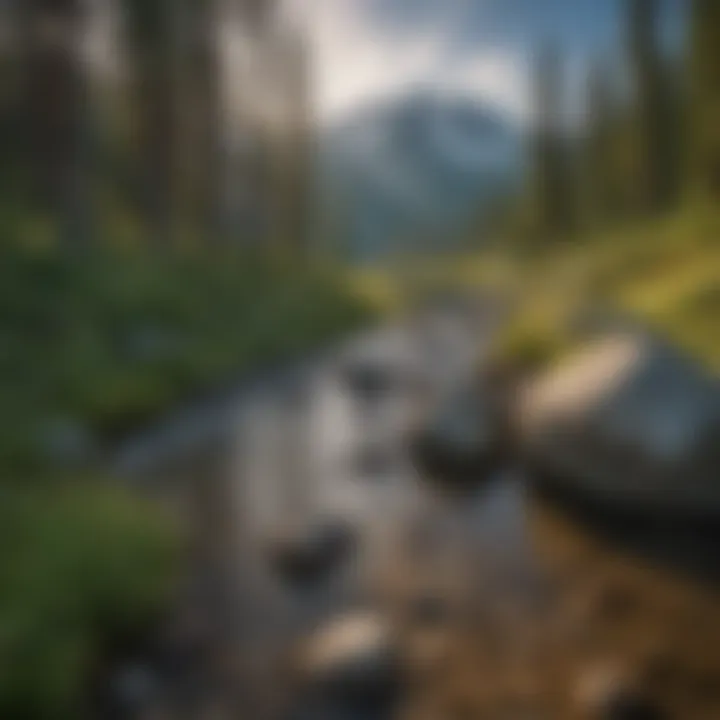 Majestic Mountain Peaks in North Cascades