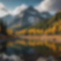 Majestic Mountain Peaks in Ouray, Colorado