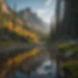 Majestic Mountain Range in Intermountain Touring