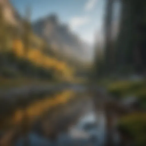 Majestic Mountain Range in Intermountain Touring