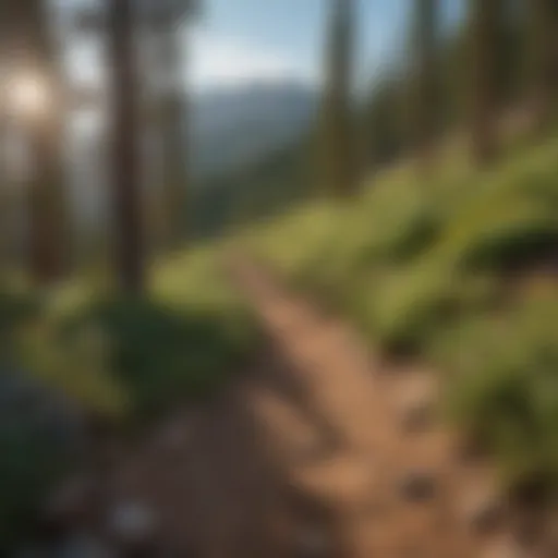 Majestic mountain vista along the Colorado Trail