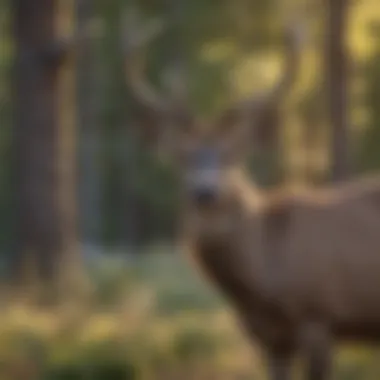 Majestic Mule Deer Buck Roaming California's Wilderness