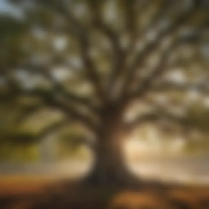 Majestic Oak Tree by Chewalla Lake