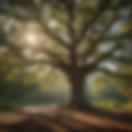 Majestic Oak Tree at Hampton Bay Pinnacle Park