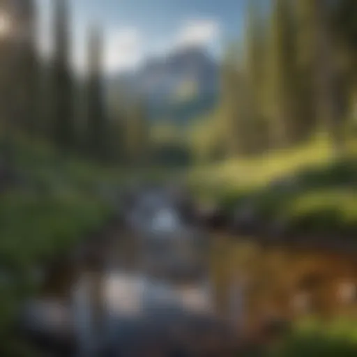 Majestic peaks of Beaver Creek Mountain