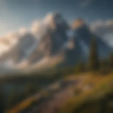 Majestic Peaks: Guardians of the Horizon Majestic Peaks