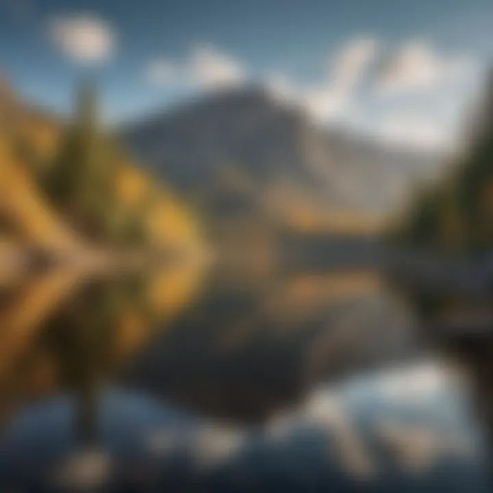 Majestic Peaks Reflection