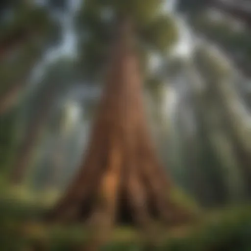 Majestic Redwood Tree in Sequoia National Park