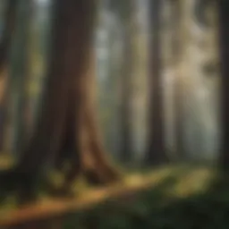 Majestic Redwood Trees in WoodsyWeb Auction