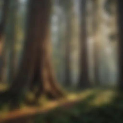 Majestic Redwood Trees in WoodsyWeb Auction