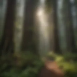 Majestic Redwoods in Greens Reservation